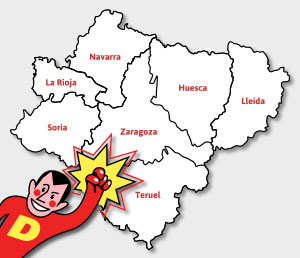 Desinfecciones Daymax en Zaragoza, Huesca, Teruel, Navarra, La Rioja, Soria y Lleida